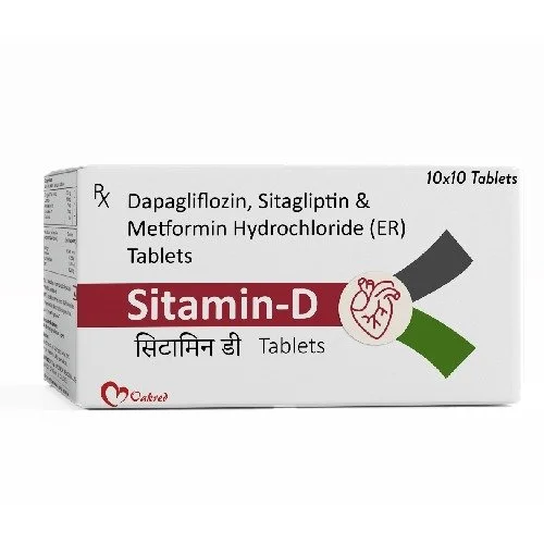 Dapagliflozin Sitagliptin Metformin Hydrochloride Tablets | Sitamin D - Saturn Formulations